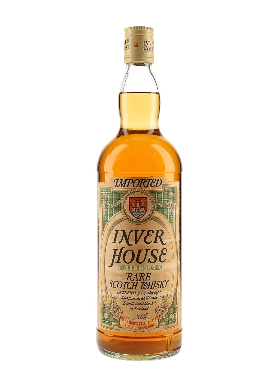 Inver House Green Plaid Bottled 1980s 100cl