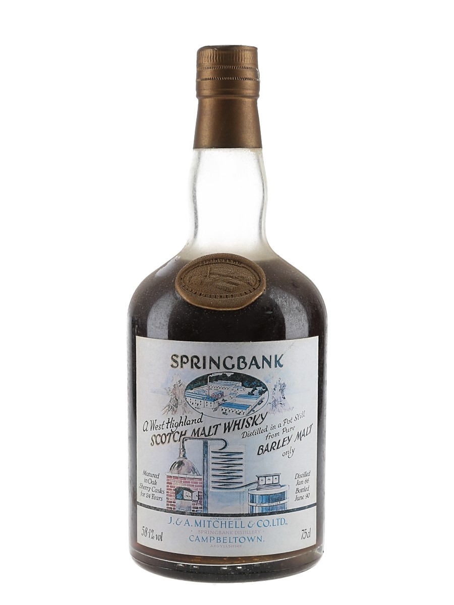 Springbank 1966 Local Barley Cask Number 443 Bottled 1990 75cl / 58.1%