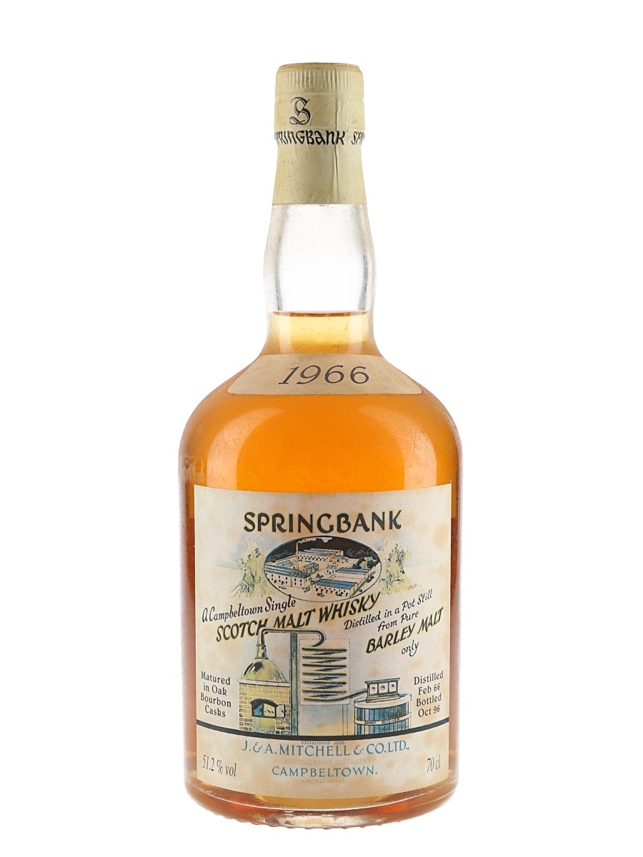Springbank 1966 Local Barley Cask Number 474 Bottled 1996 70cl / 51.2%