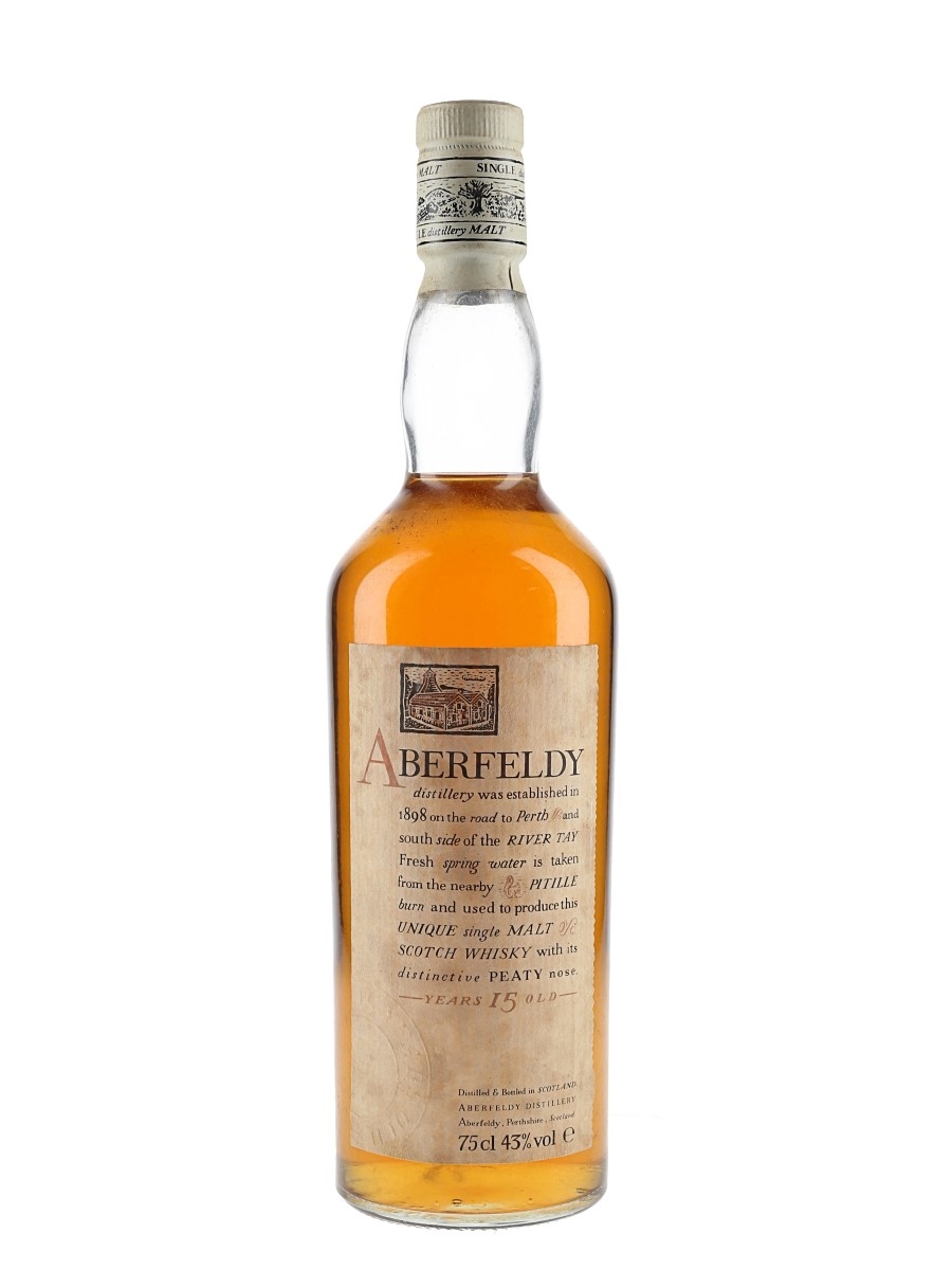 Aberfeldy 15 Year Old Bottled 1980s 75cl / 43%