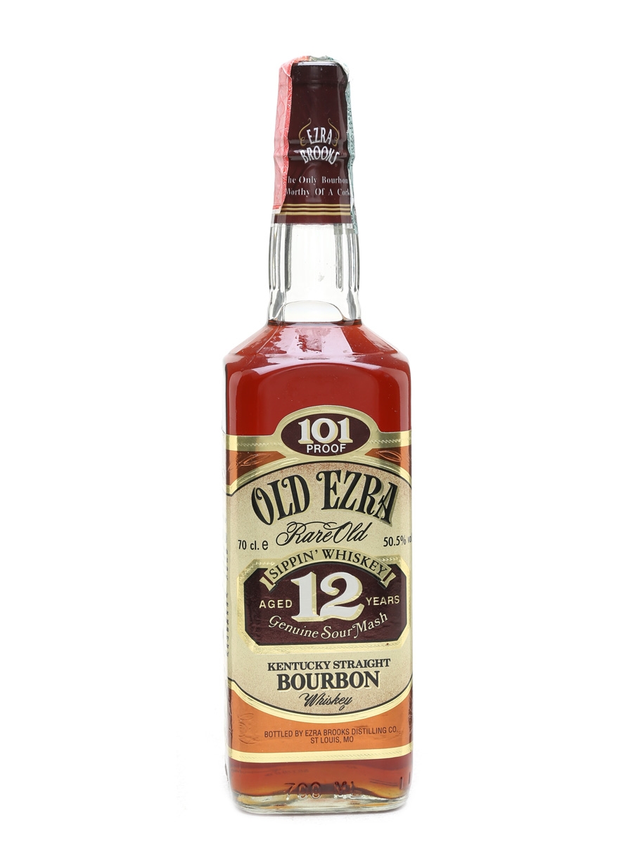 Old Ezra Brooks 12 Year Old 101 Proof - Lot 14929 - Buy/Sell