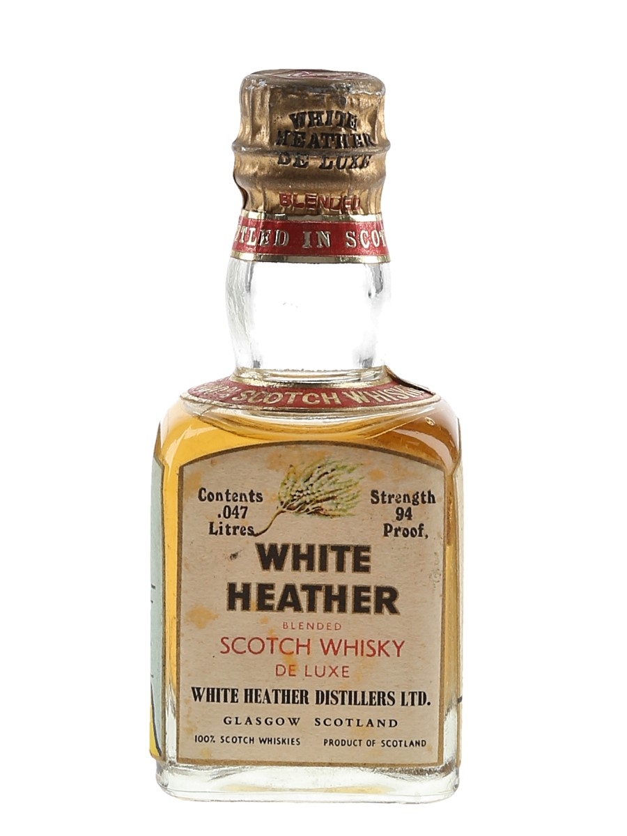 White Heather Bottled 1950s - Solly Kramer Bottle Store 4.7cl / 47%