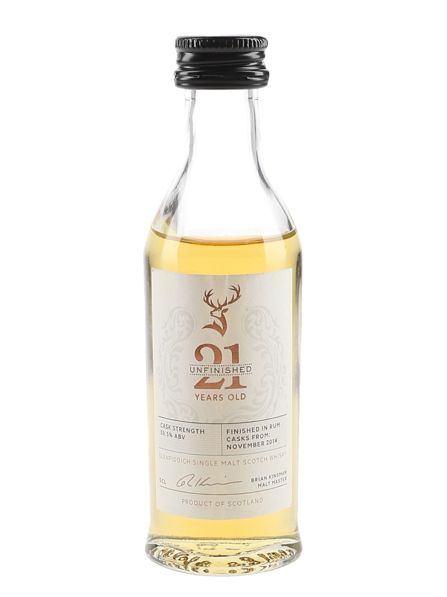 Glenfiddich 2014 21 Year Old Unfinished  5cl / 59.5%