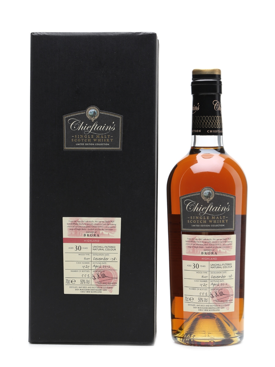 Brora 1981 30 Year Old Chieftain's 70cl
