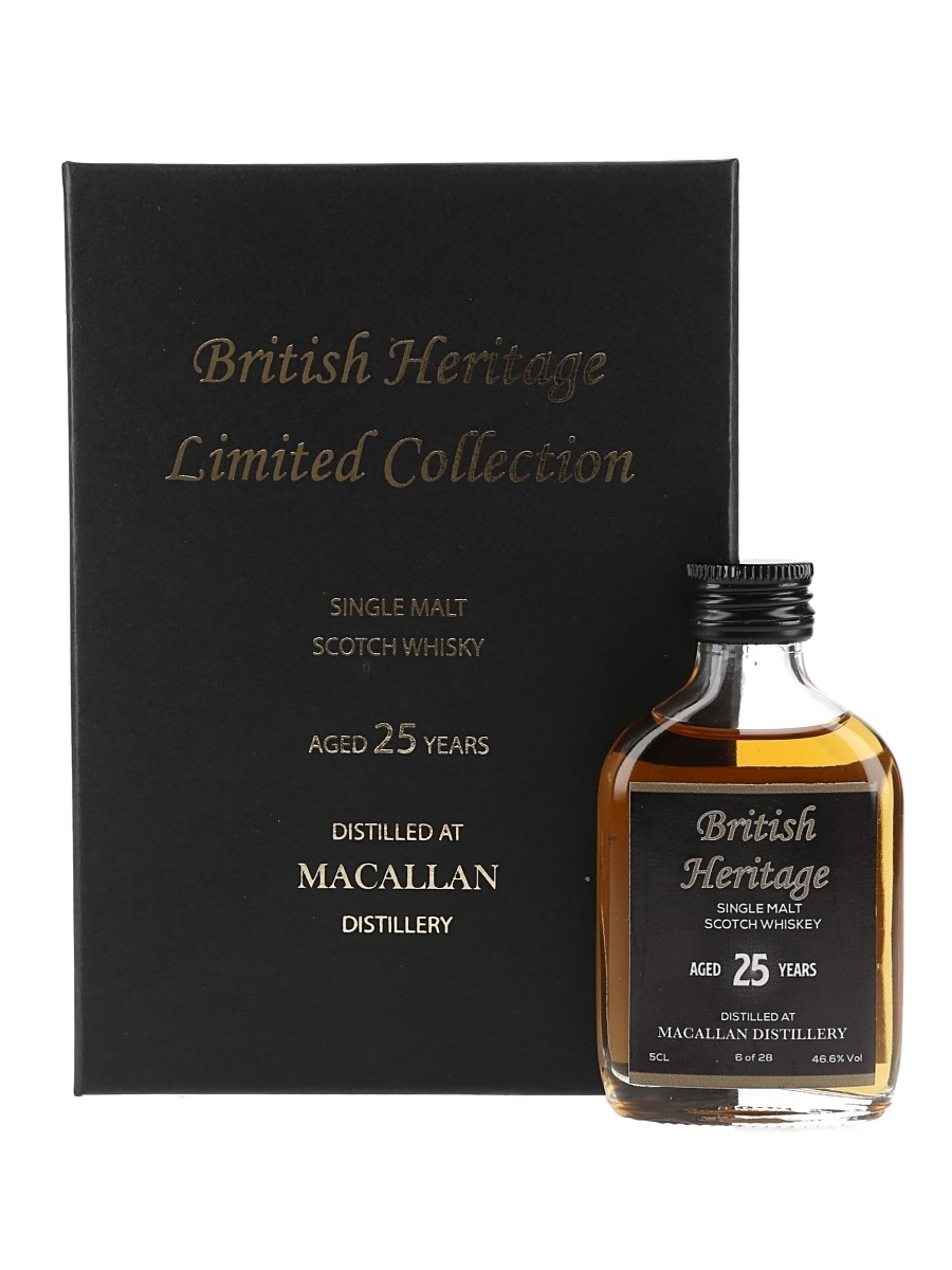 Macallan 25 Year Old Tower Bridge Whisky Minis - British Heritage Limited Collection 5cl / 46.6%