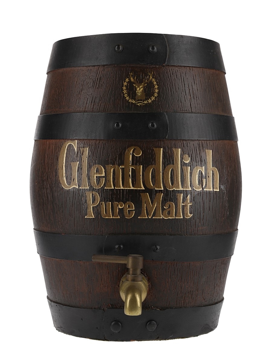 Glenfiddich Pure Malt Barrel Dispenser  29cm Tall