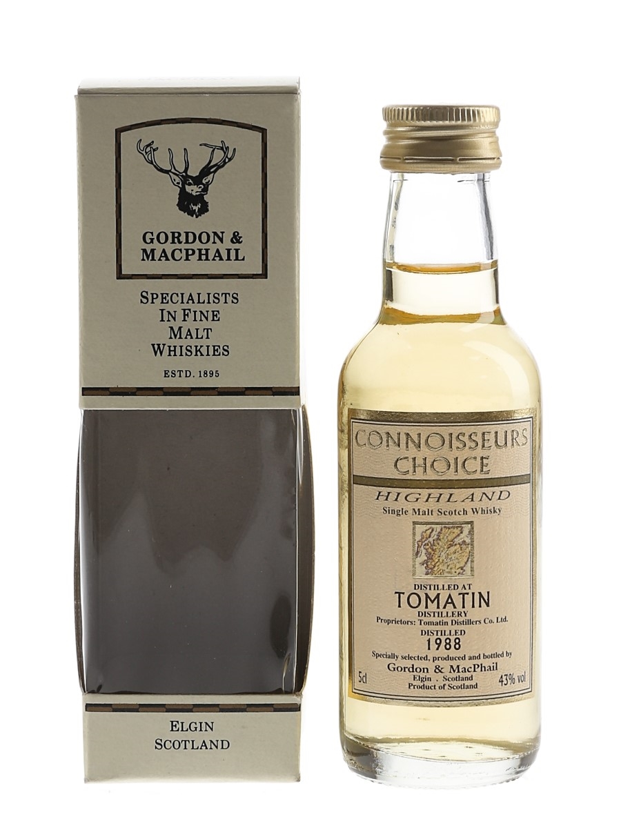 Tomatin 1988 Bottled 1990s-2000s - Connoisseurs Choice 5cl / 43%