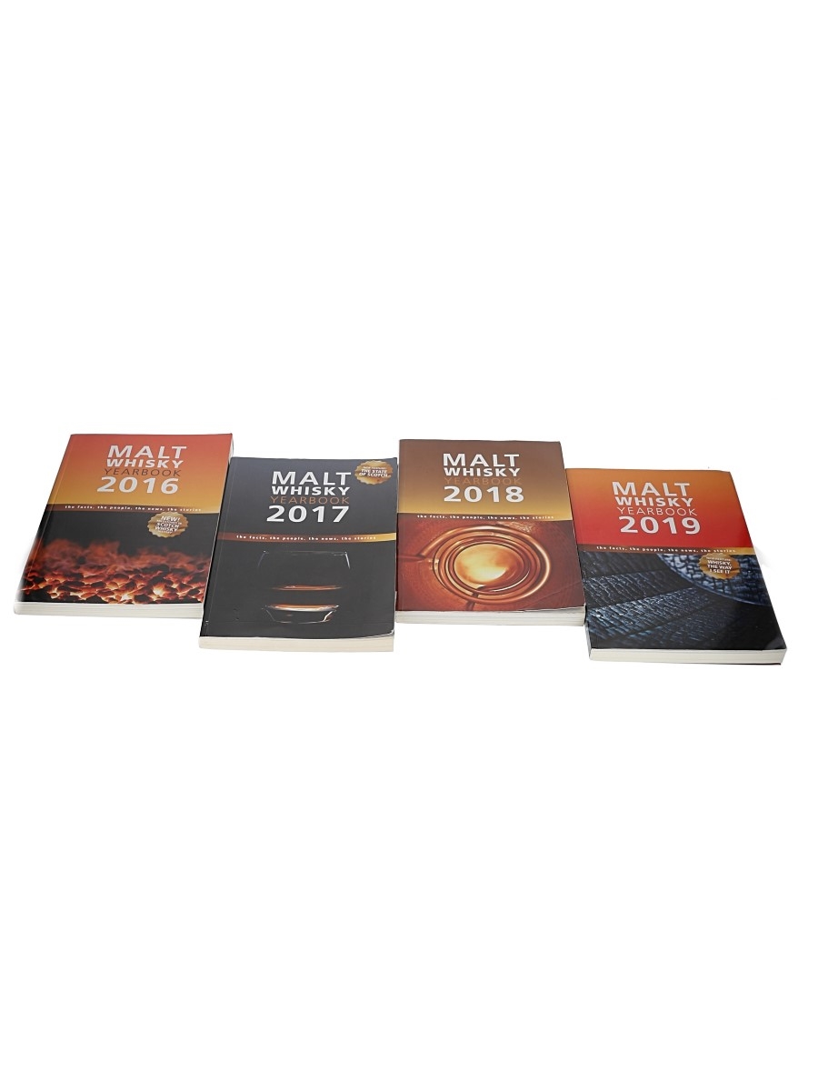 Malt Whisky Yearbooks 2016, 2017, 2018, 2019 