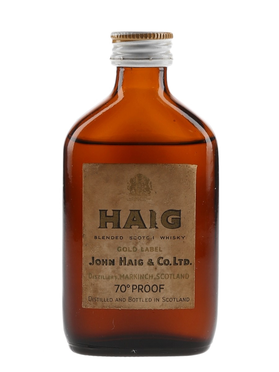 Haig Gold Label Bottled 1970s 5cl / 40%
