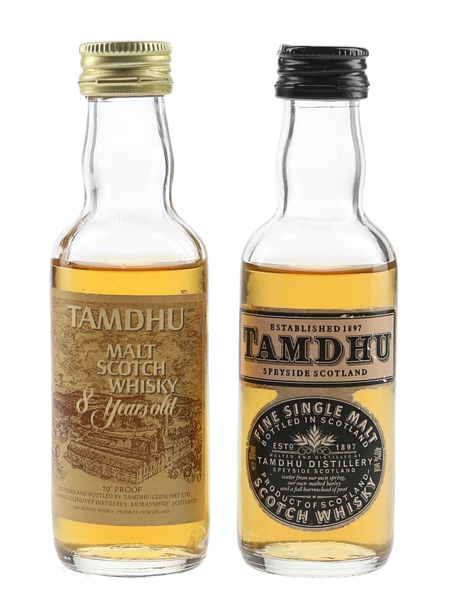Tamdhu & Tamdhu 8 Year Old Bottled 1970s & 1980s 2 x 5cl / 40%