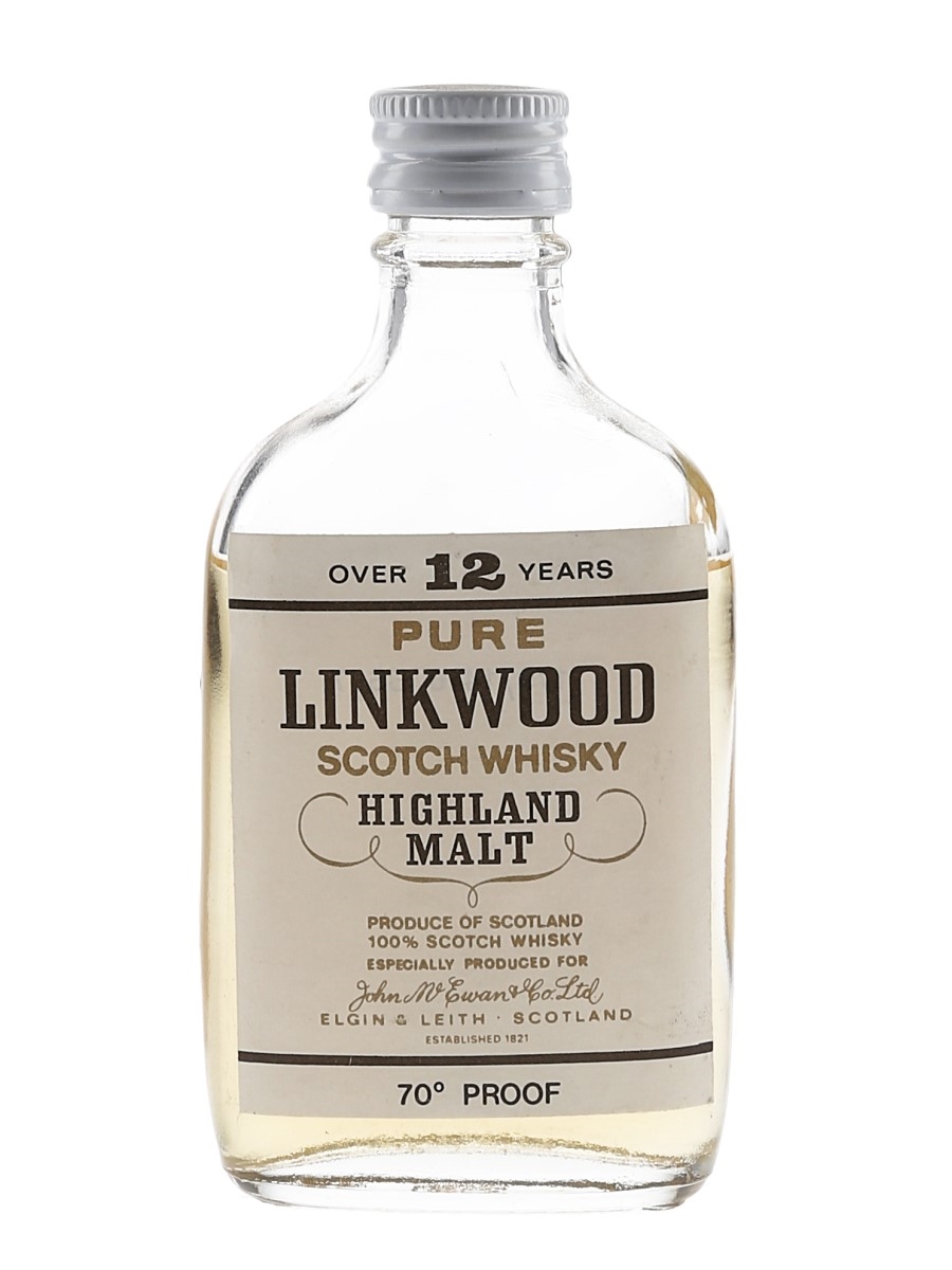Linkwood 12 Year Old Bottled 1970s 4.7cl / 40%