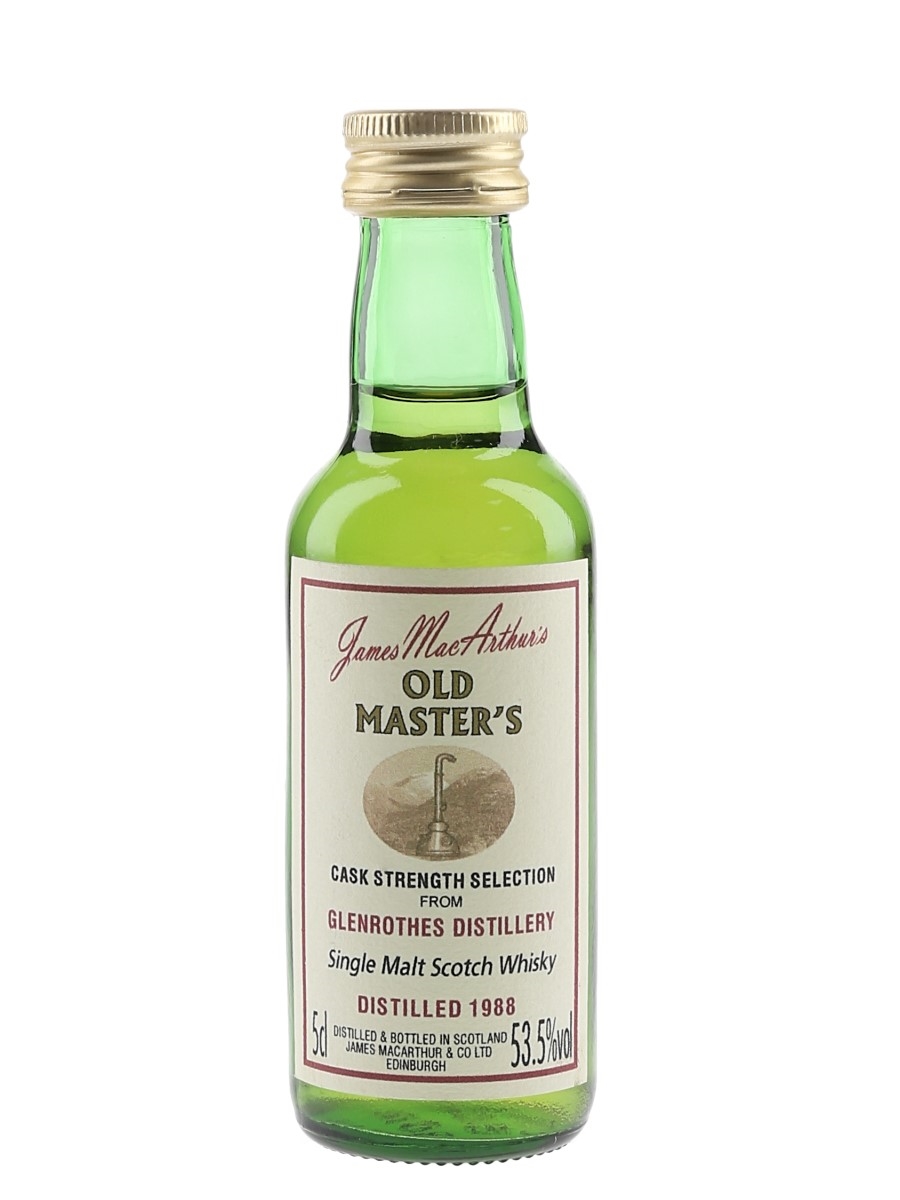 Glenrothes 1988 Year Old James MacArthur's Old Master's 5cl / 53.5%