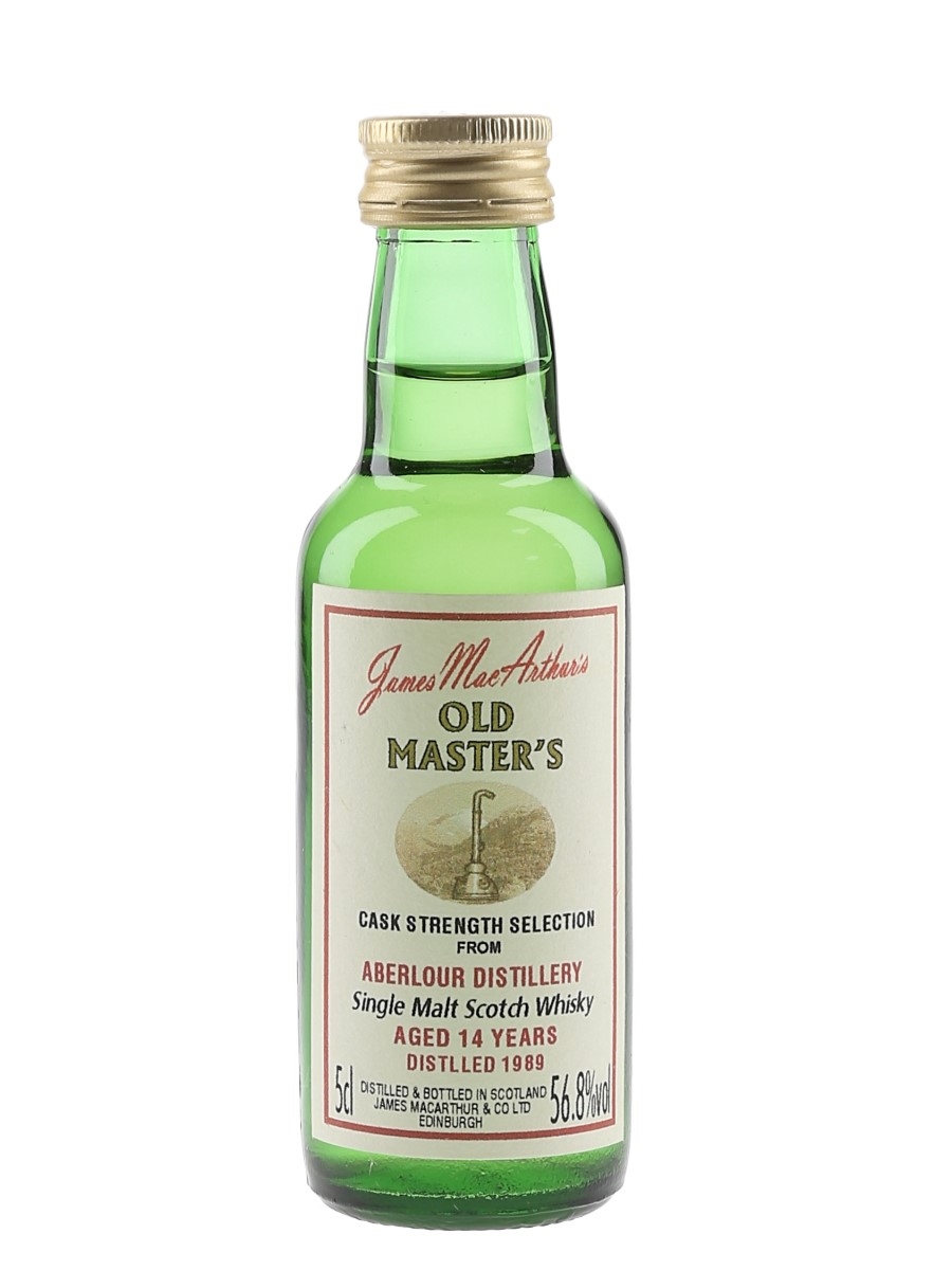 Aberlour 1989 14 Year Old James MacArthur's Old Master's 5cl / 56.8%