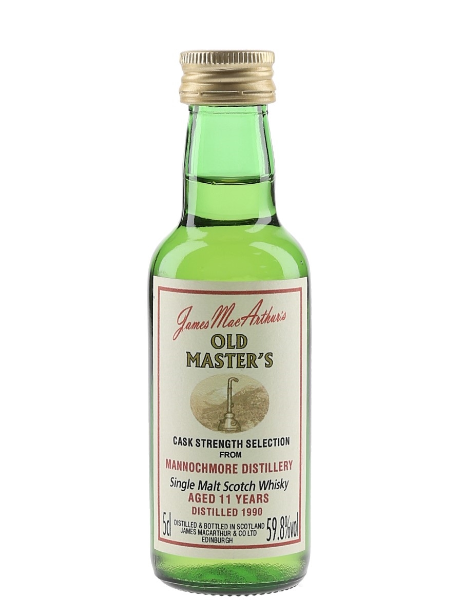 Mannochmore 1990 11 Year Old Old Master's - James MacArthur's 5cl / 59.8%