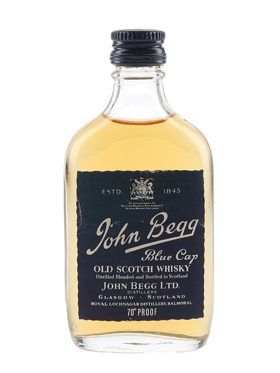ウイスキー John Begg Blue Cap Old Scotch Whisky John Begg - Blue Cap Old Scotch Whisky Whisky Auction