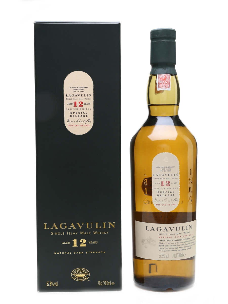 Lagavulin 12 Year Old Natural Cask Strength Special Releases 2003 70cl / 57.8%