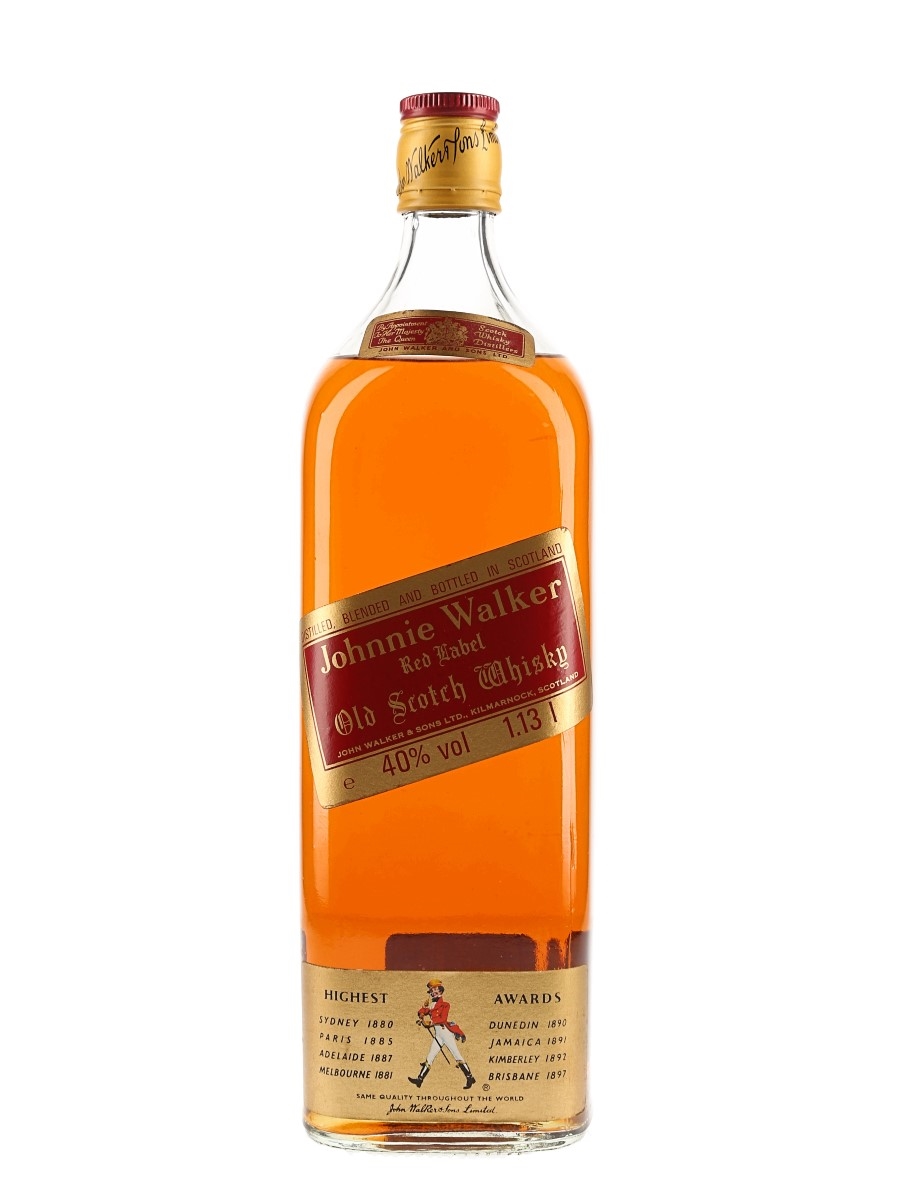 Johnnie Walker Red Label Bottled 1980s 113cl / 40%