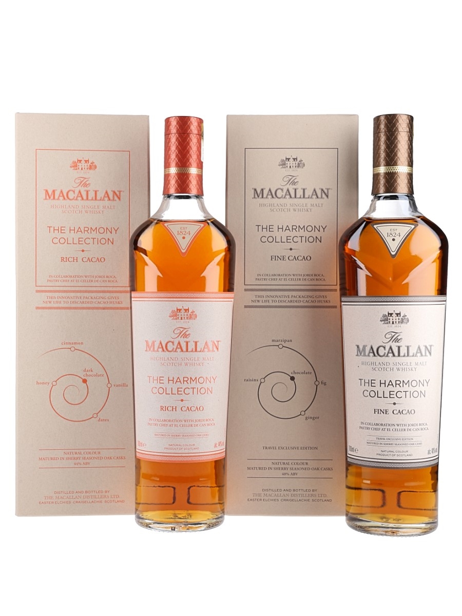 Macallan The Harmony Collection Fine Cacao & Rich Cacao - Lot 136648 -  Buy/Sell Macallan Whisky Online