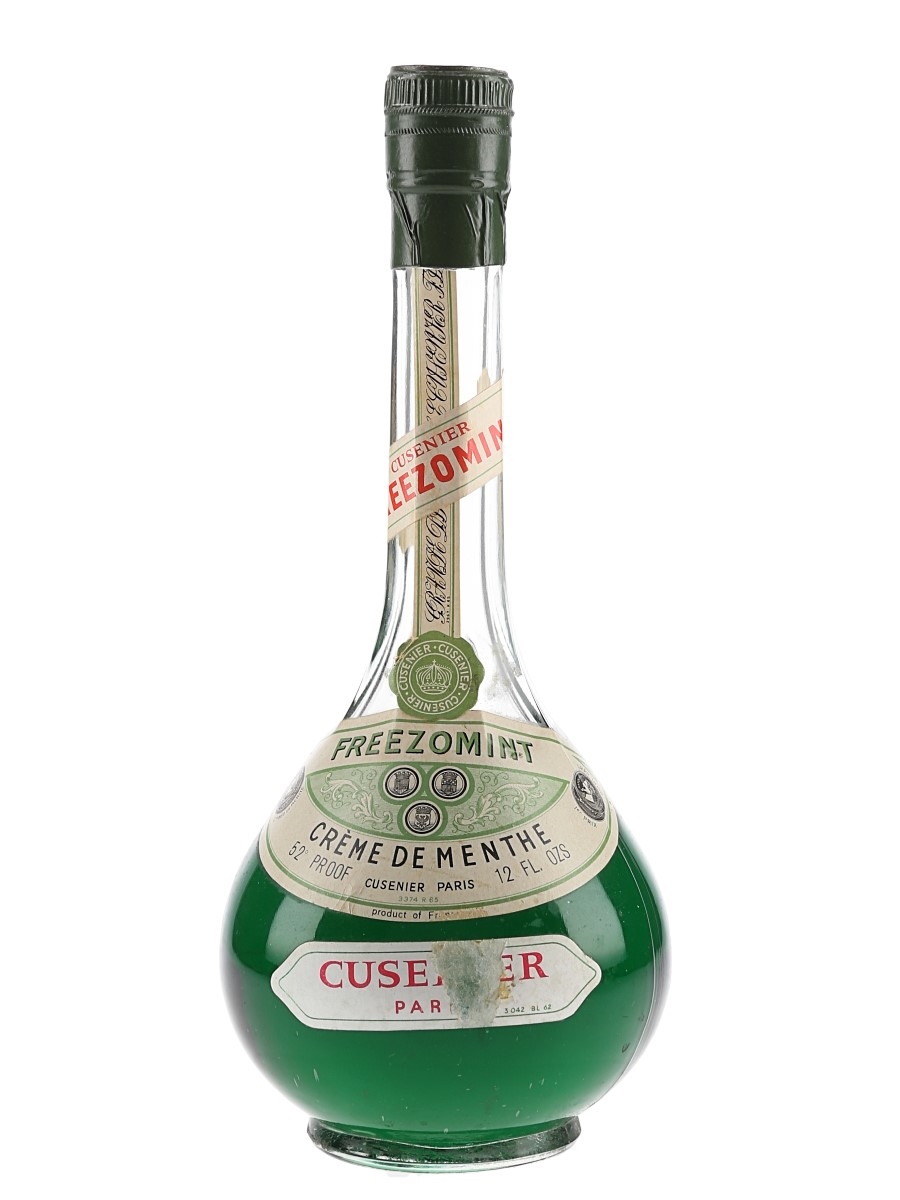 Cusenier Freezomint Creme De Menthe Bottled 1970s 34cl / 29.7%