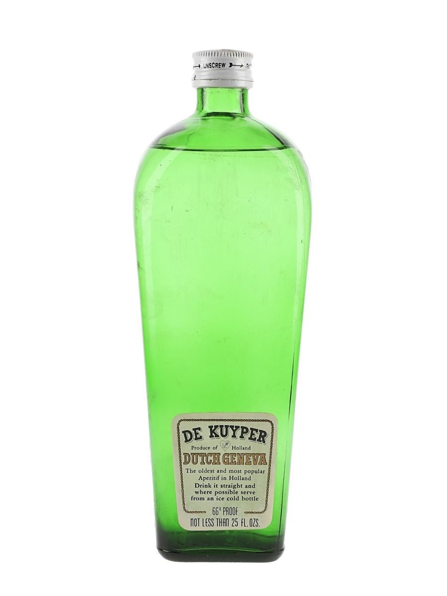De Kuyper Dutch Geneva Bottled 1970s 71cl / 37.7%
