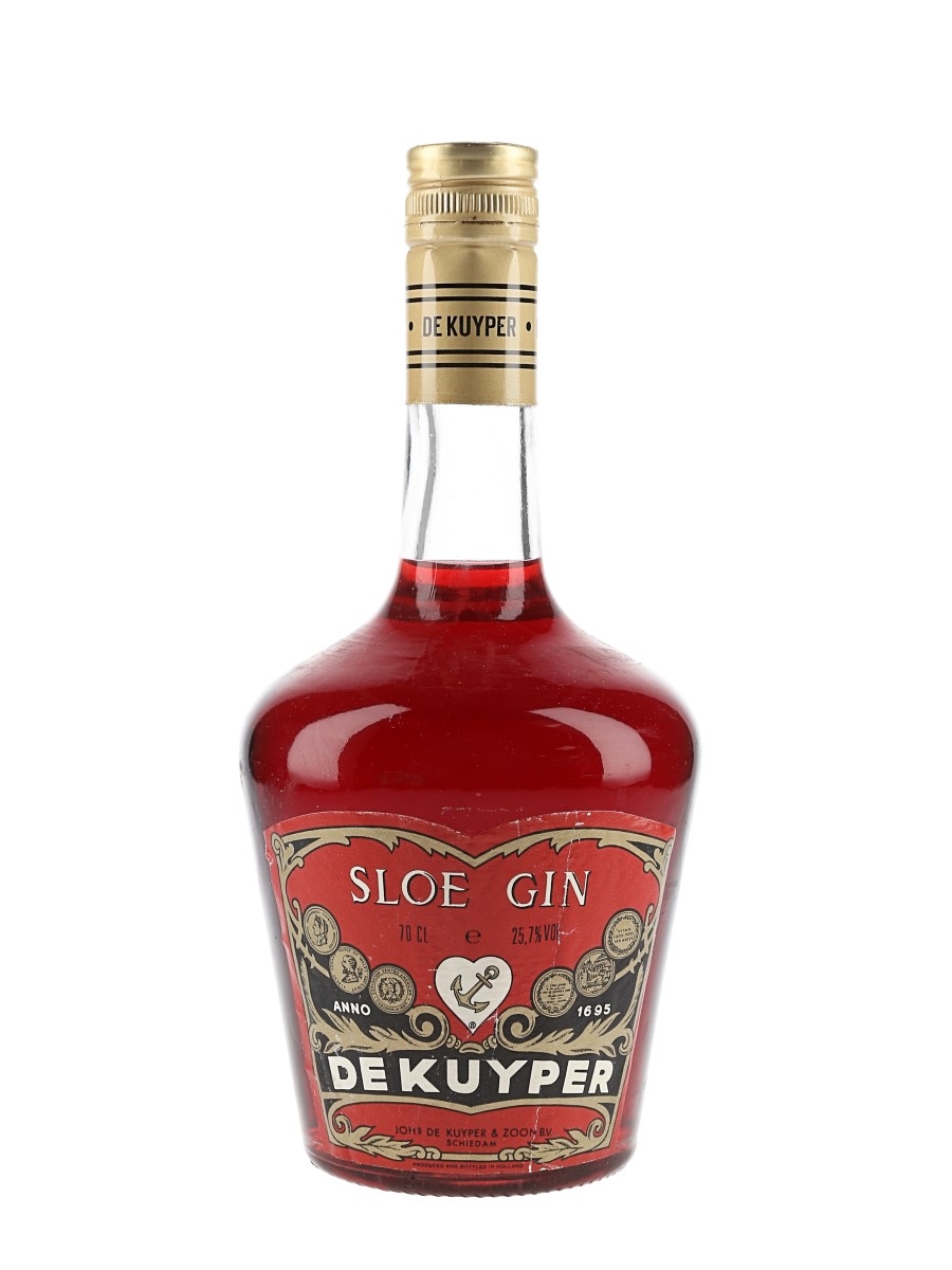 De Kuyper Sloe Gin Bottled 1980s-1990s 70cl / 27.5%