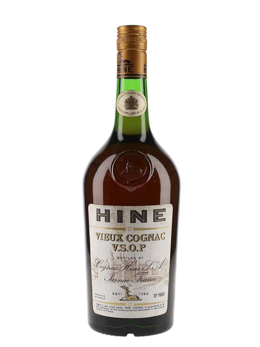 Hine VSOP Vieux Cognac Bottled 1970s 75cl / 40%