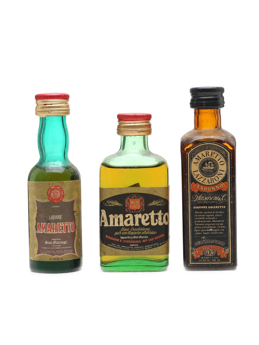 Amaretto Liqueur Miniatures  2.5cl, 3cl, 4cl
