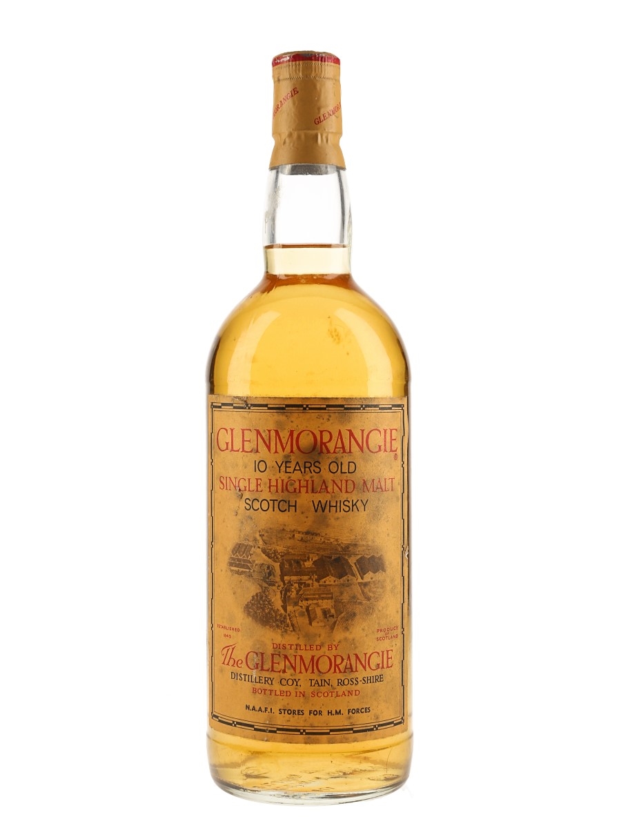 Glenmorangie 10 Year Old Bottled 1980s - NAAFI Stores 100cl