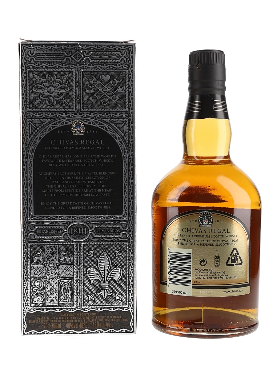 Chivas Regal Aged 12 Years Blended Scotch Whisky, 1.0 l