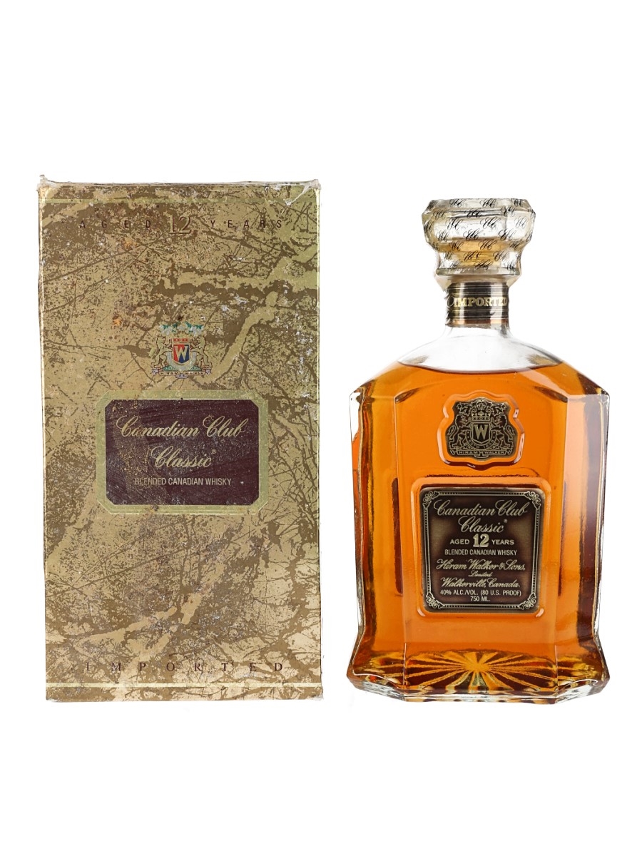 Canadian Club 12 Year Old 1977  75cl / 40%