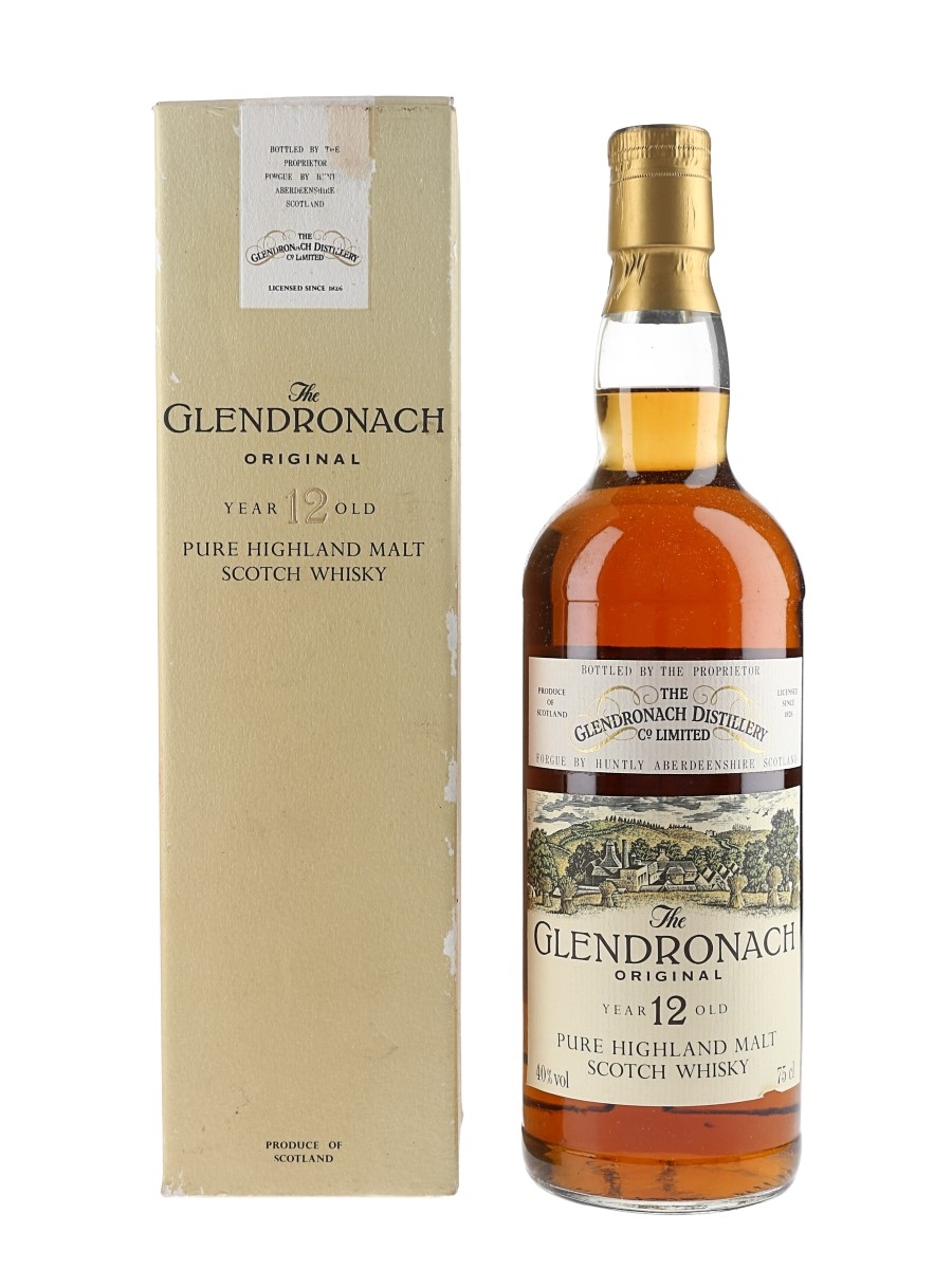 Glendronach 12 Year Old Original Bottled 1980s 75cl / 40%