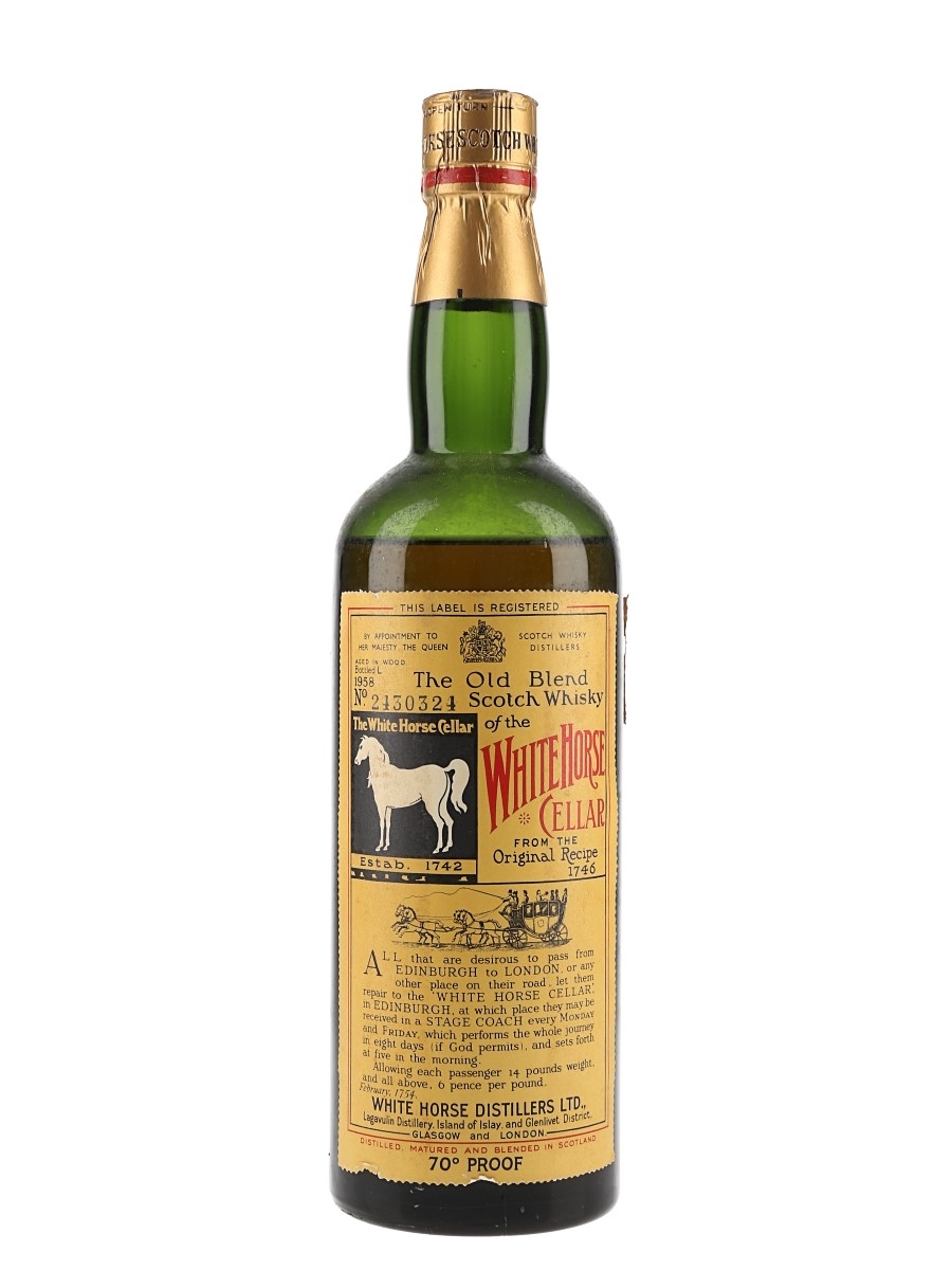 White Horse Bottled 1958 75cl / 40%