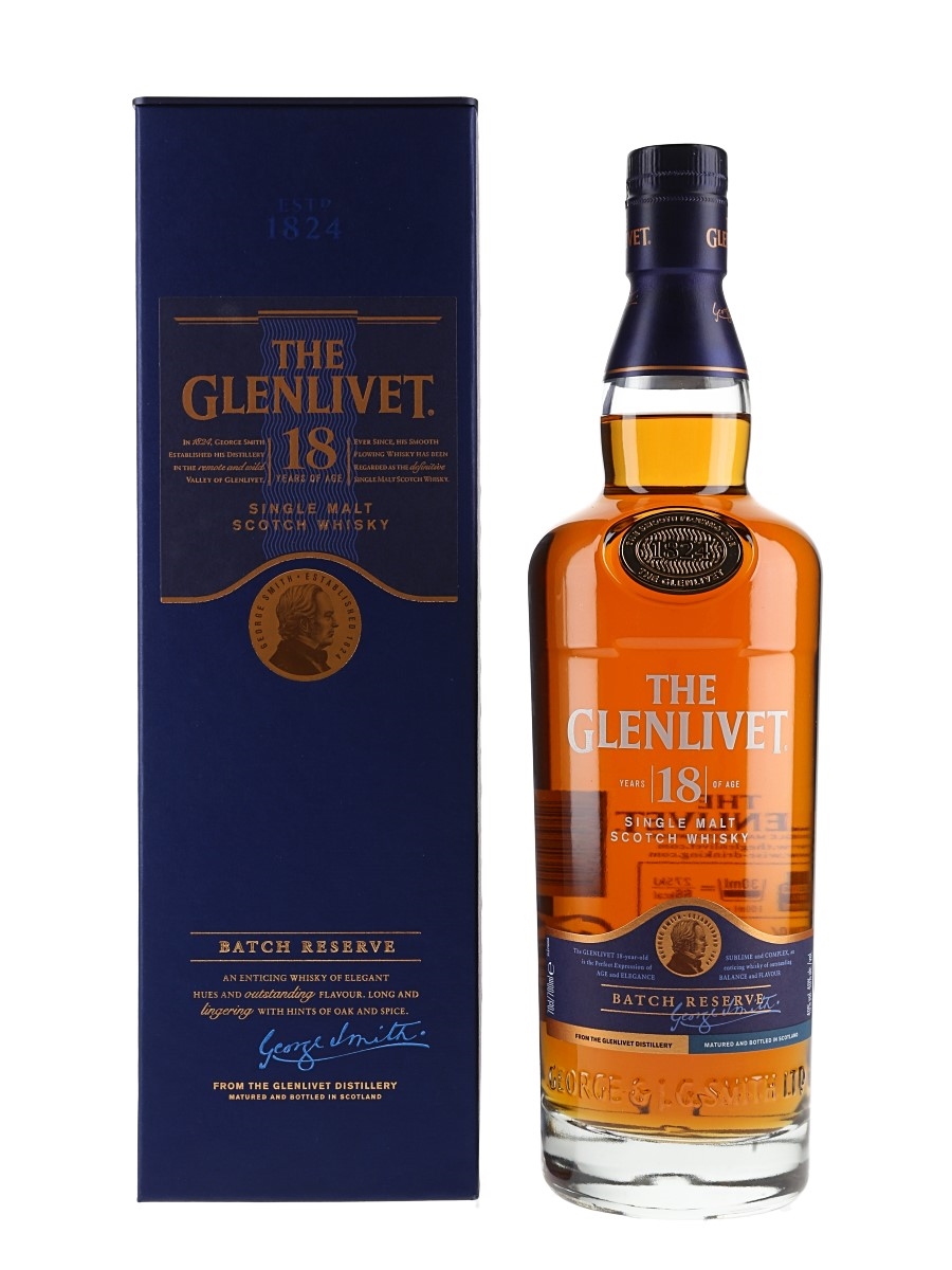 Glenlivet 18 Year Old Batch Reserve Bottled 2021 70cl / 40%