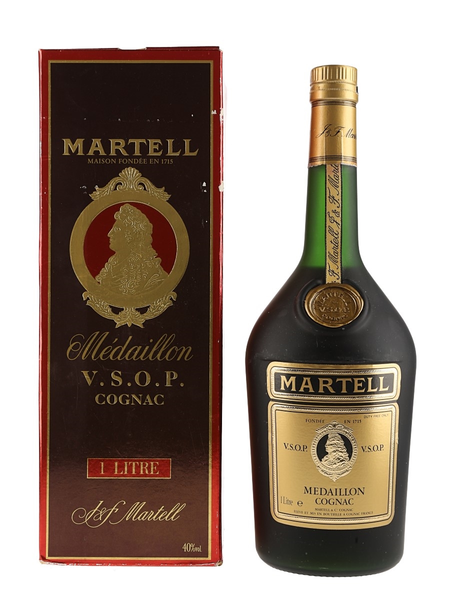 Martell Medaillon VSOP Bottled 1980s - Duty Free 100cl / 40%