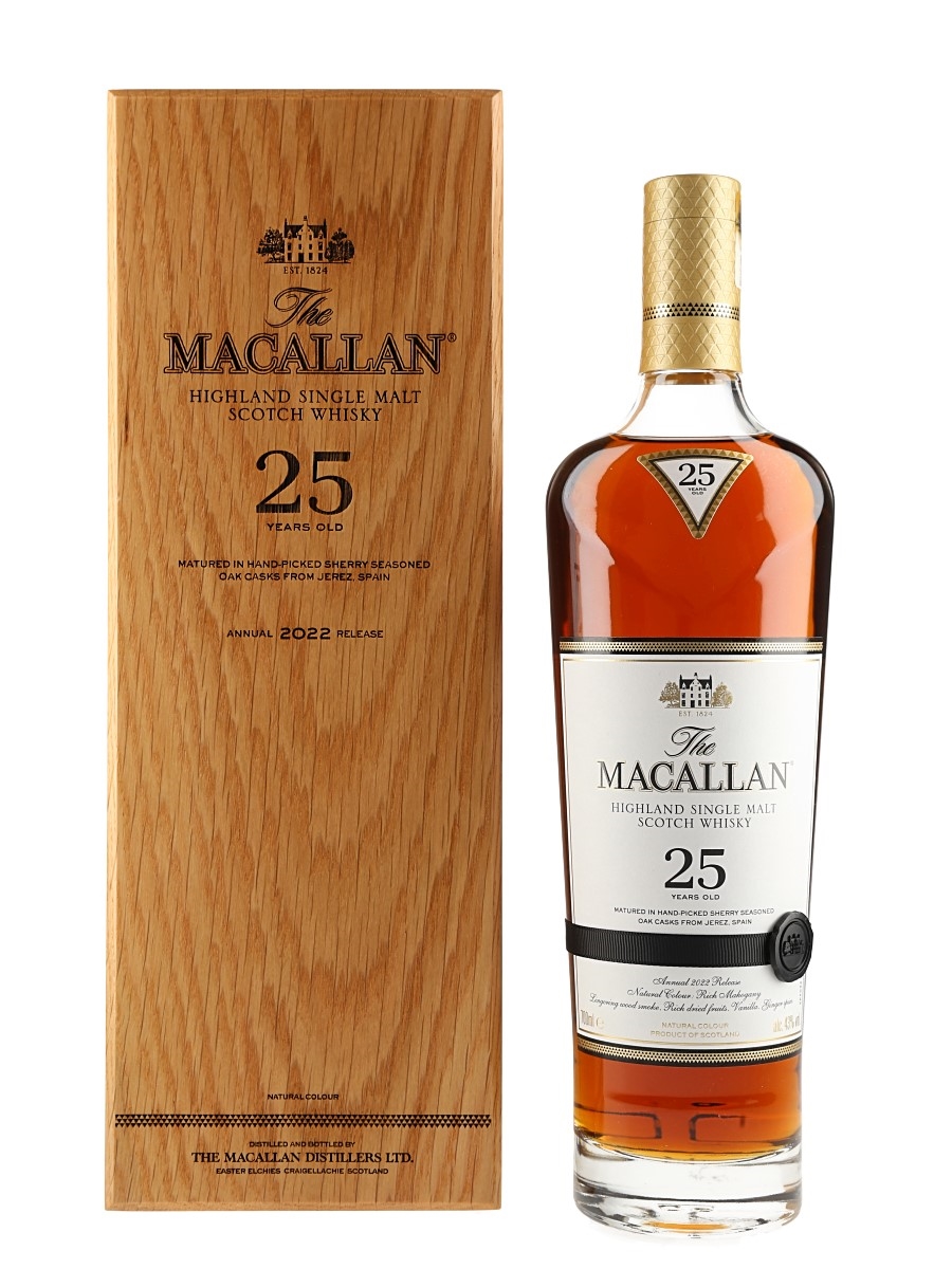 Macallan 25 Year Old Annual 2021 Release 70cl / 43%