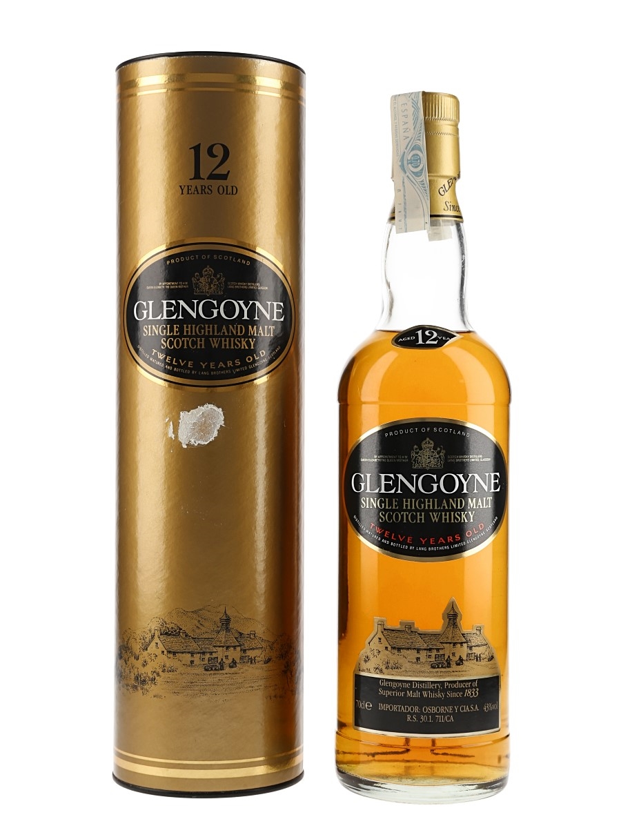Glengoyne 12 Year Old Bottled 1990s - Osborne, Spain 70cl / 43%