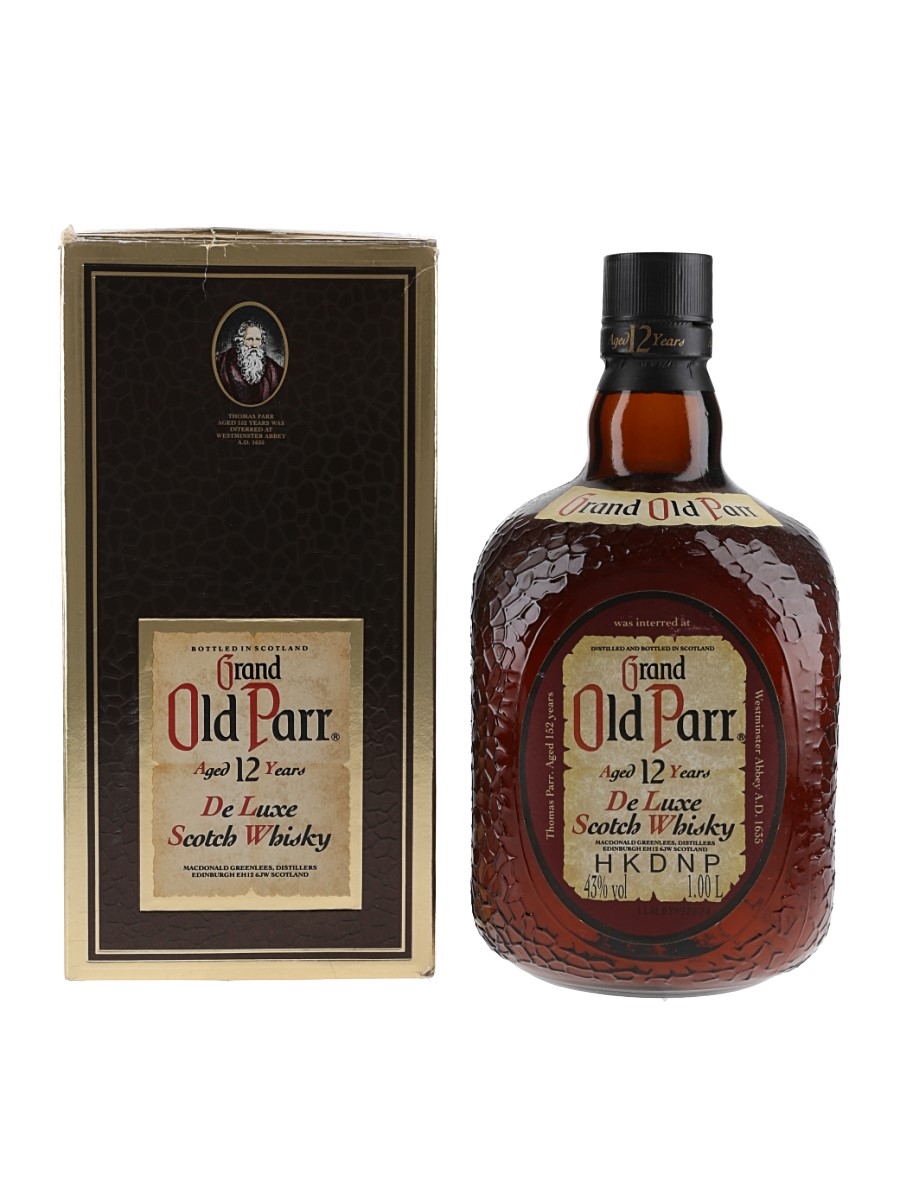 Grand Old Parr 12 Year Old De Luxe HKDNP 100cl / 43%