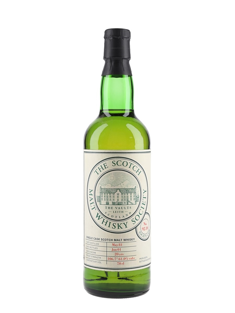 SMWS 92.10 Lochside 1981 20 Year Old 70cl / 61%