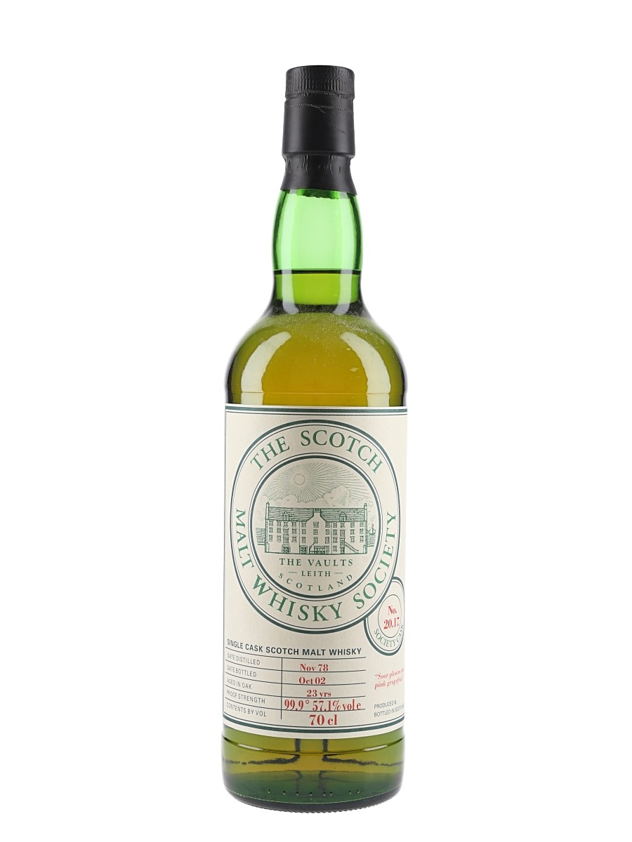 SMWS 20.17 Soor Plooms And Pink Grapefruit Inverleven 1978 23 Year Old 70cl / 57.1%