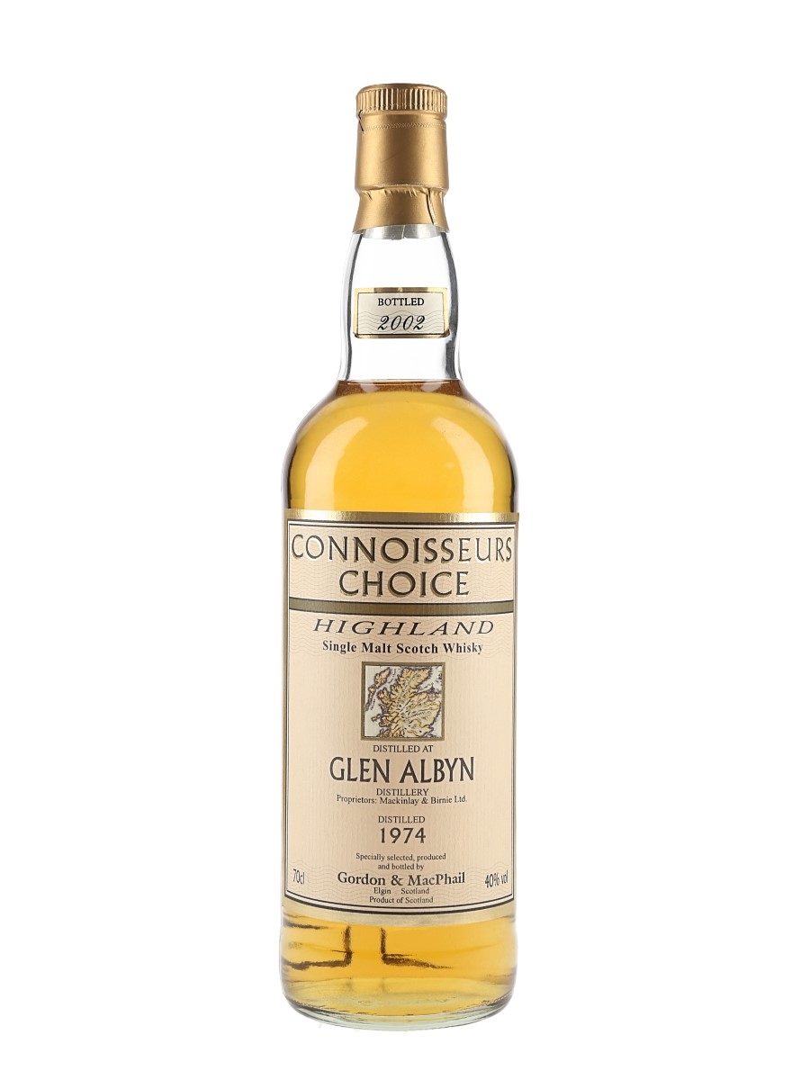 Glen Albyn 1974 Connoisseurs Choice Bottled 2002- Gordon & MacPhail 70cl / 40%
