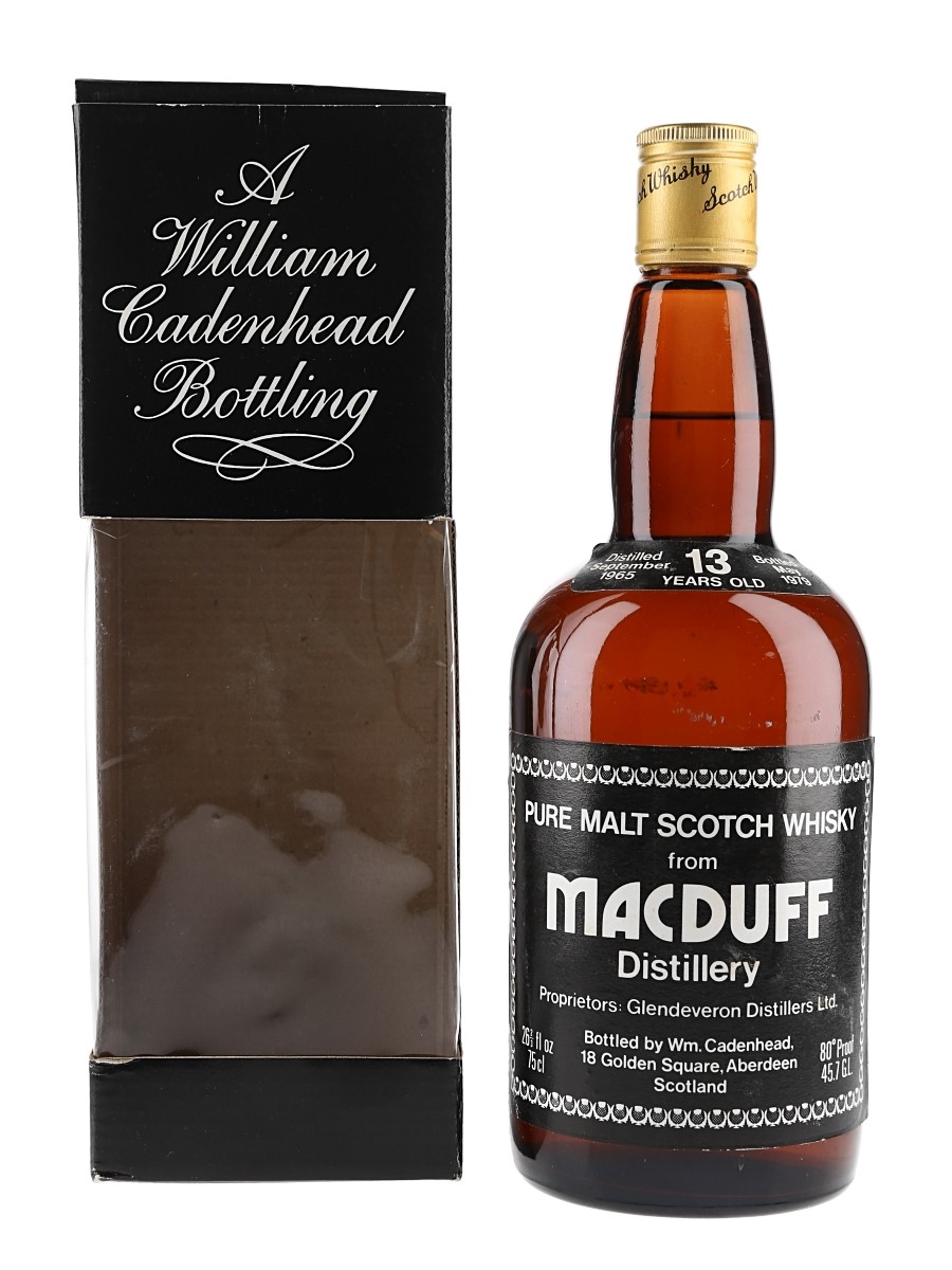 Macduff 1965 13 Year Old Bottled 1979 - Cadenhead's 'Dumpy' 75cl / 45.7%