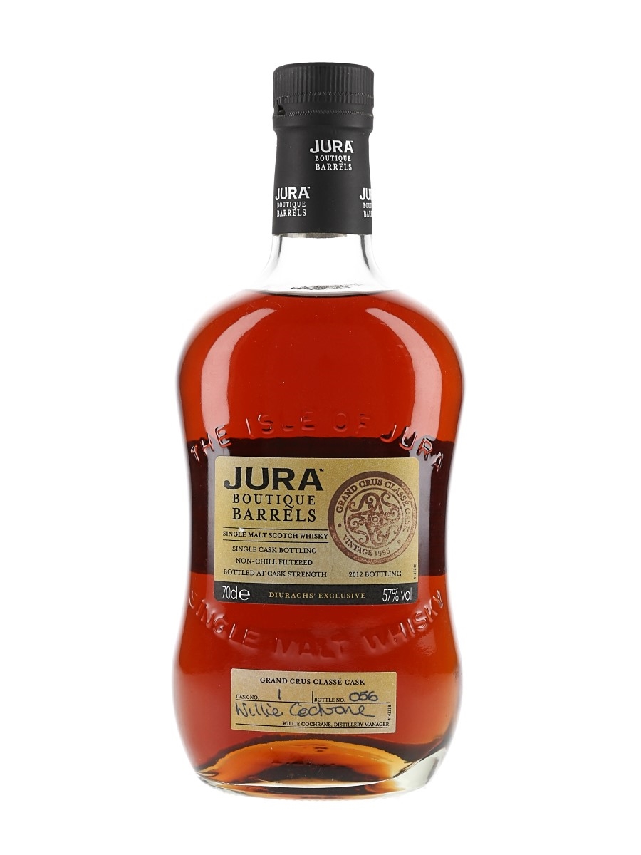 Jura 1995 Boutique Barrels Cask #1 Bottled 2012 - Grand Crus Classe 70cl / 57%