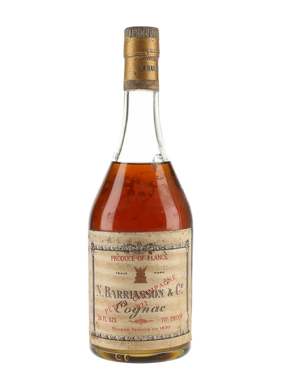 Barriasson & Co. 1922 Petite Champagne Cognac  68cl / 40%