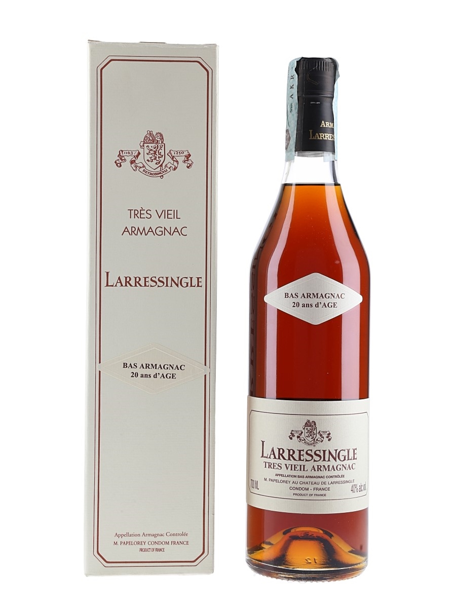 Larressingle Tres Vieil 20 Year Old Armagnac  70cl / 40%