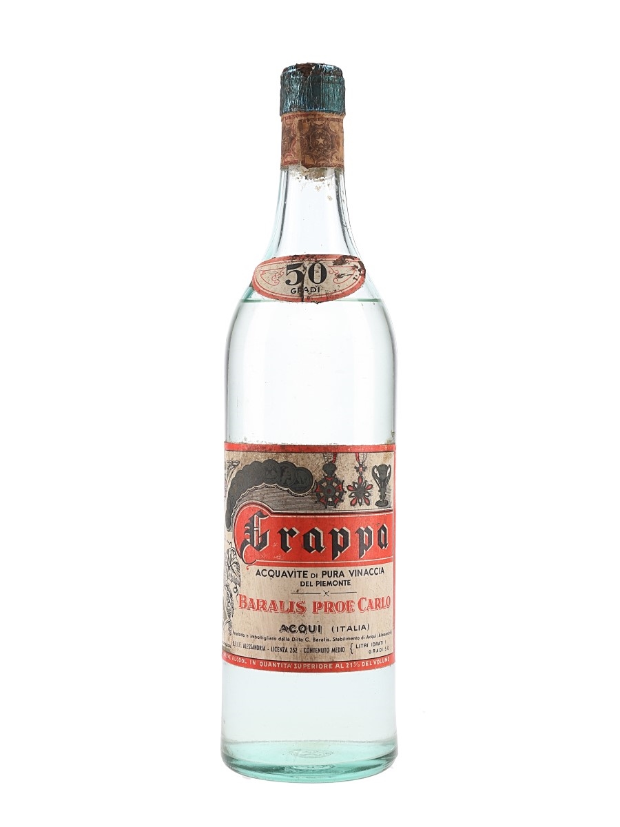 Grappa Bottled 1970s-1980s 100 / 50%