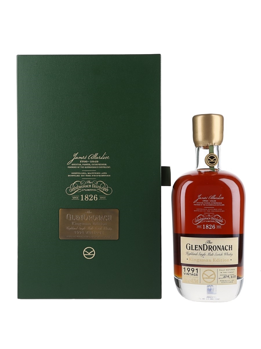 Glendronach 1991 25 Year Old Kingsman Edition  70cl / 48.2%