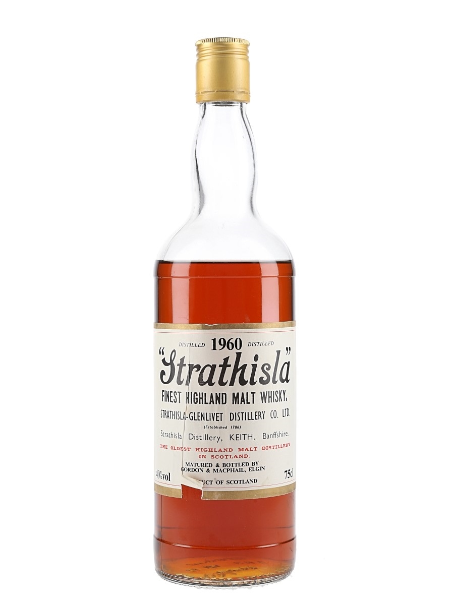 Strathisla 1960 Bottled 1980s- Gordon & MacPhail 75cl / 40%