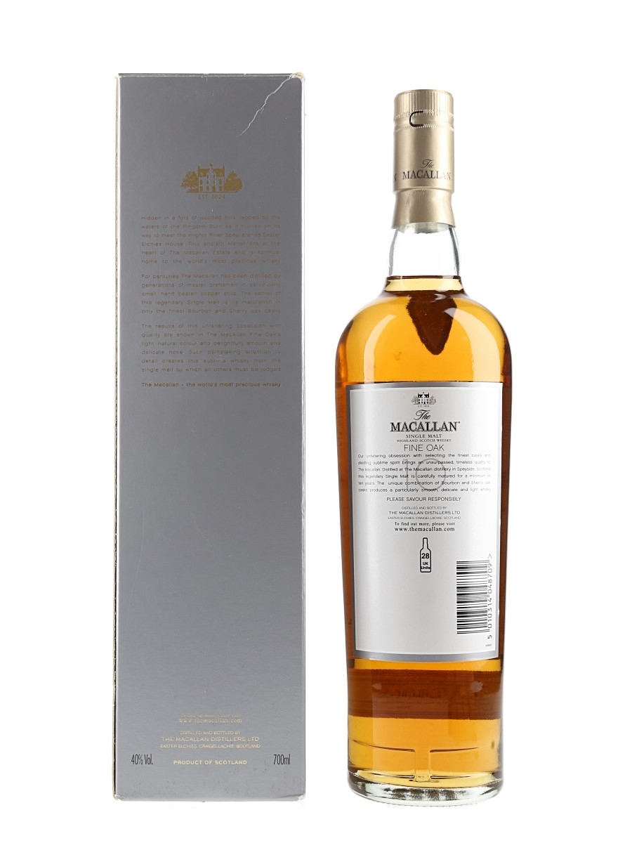 GlenTurret 10-Macallan Fine Oak 10 2本 The Macallan Fine Oak Single Malt Scotch Whisky 10 years old
