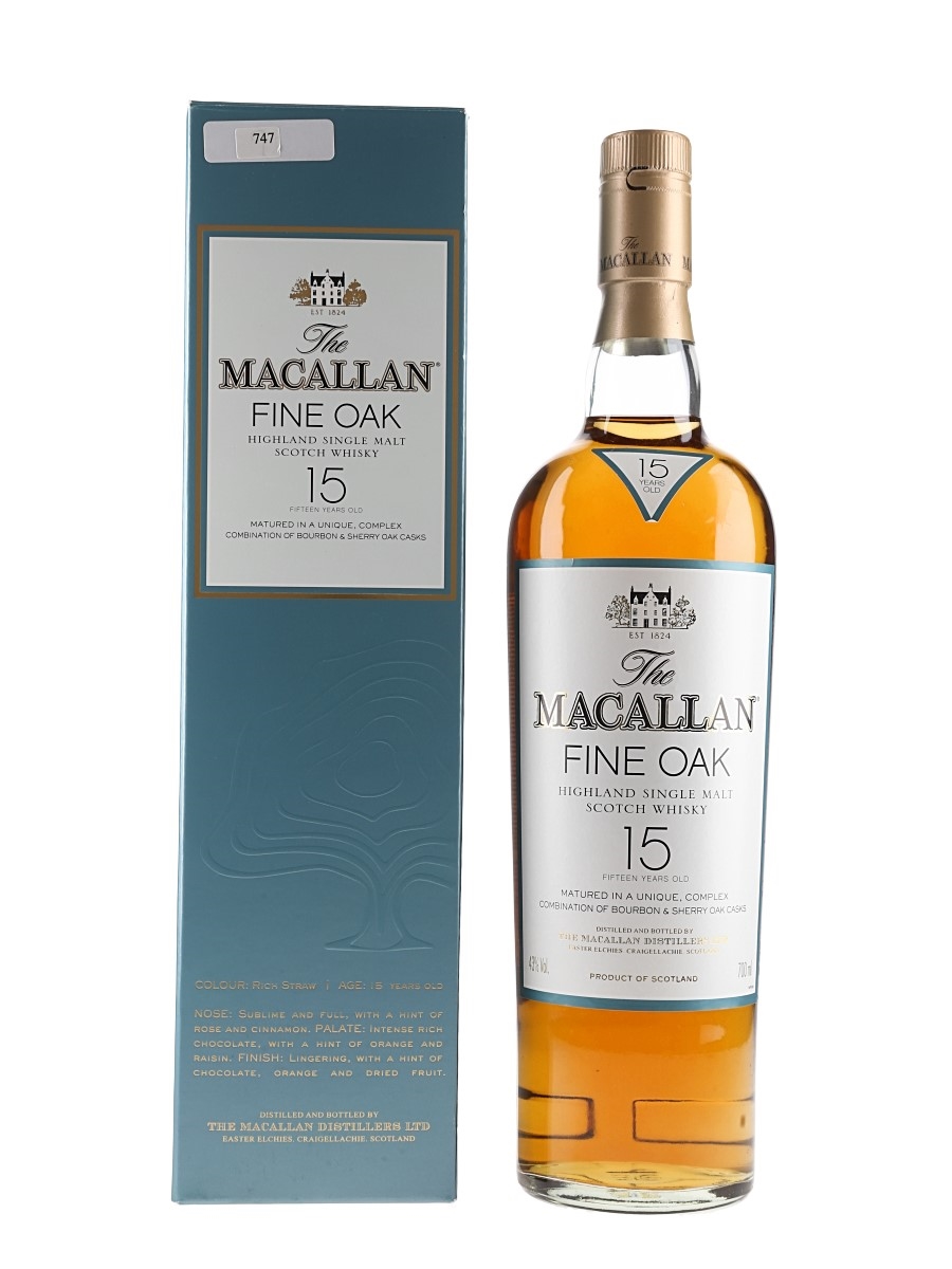Macallan 15 Year Old Fine Oak 70cl / 43%