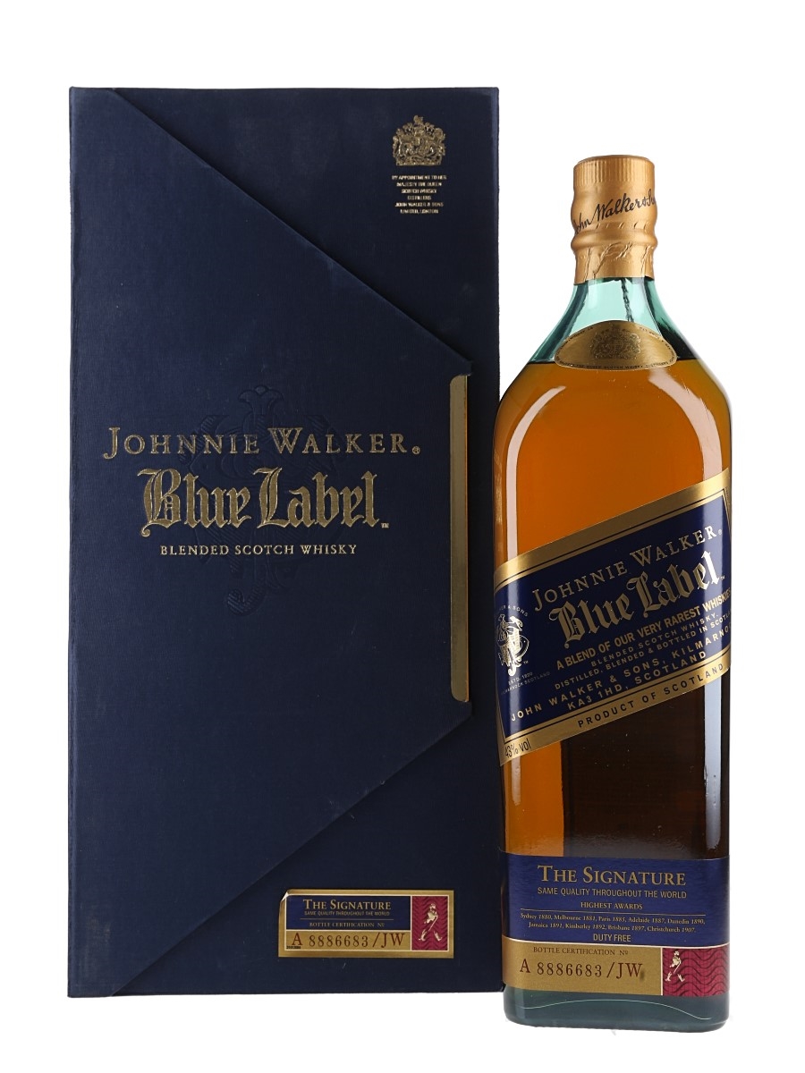 Johnnie Walker Blue Label The Signature Lot 137797 Buy/Sell Blended